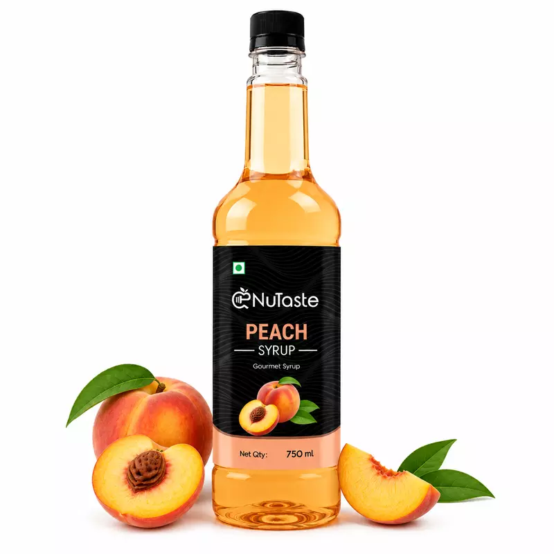 Nutaste - Peach Syrup 750 ML