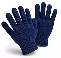knitted hand gloves blue -35 gm