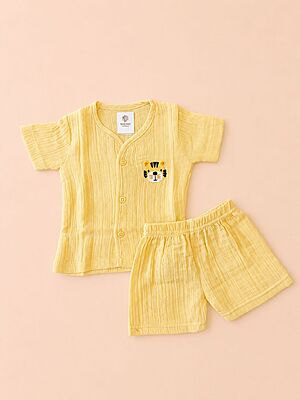 Muslin Co-Ord Set - Golden Paws