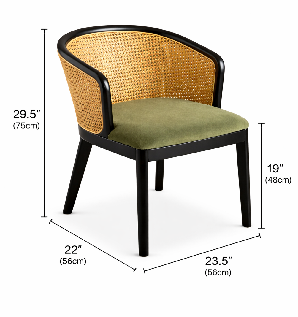 Rockwell Cane Arm Chair