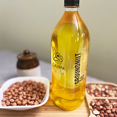 Wood Pressed Groundnut Oil