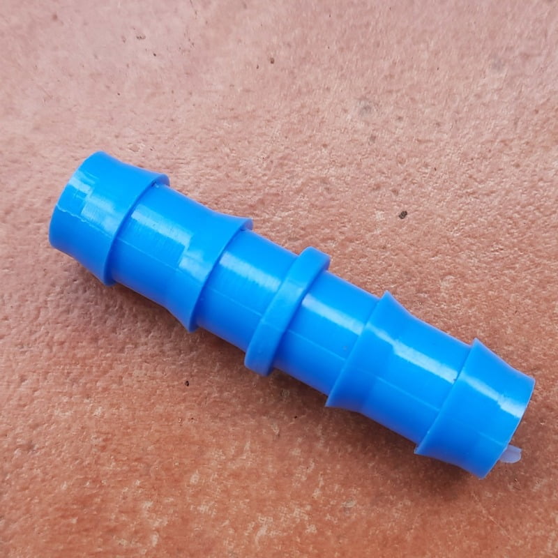 Straight connector for drip irrigation