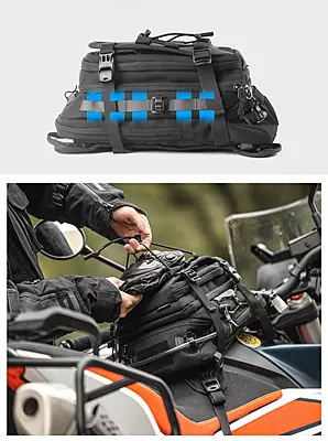 Rhinowalk 9L Motorcycle Mechanic Series Tank Bag - Hydration Bladder, Waterproof Gear Rhinowalk 9L Motorcycle Mechanic Series Tank Bag - Hydration Bladder, Waterproof Gear