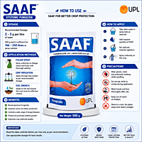 UPL SAAF® Fungicide – Carbendazim 12% + Mancozeb 63% WP | Vetrivel Agro Services