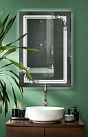 Rectangular LED Touch Sensor Mirror