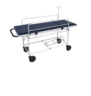 Gita Steel Furniture Fully Equipped Stretcher (A-1046)