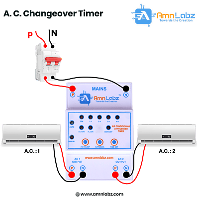 Air Conditioning Changeover Timer for 2 AC