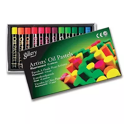 MUNGYO OIL PASTEL SET OF 12-FLURO