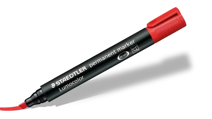 STAEDTLER 352 02 PERMANENT MARKER RED STAEDTLER 352 02 PERMANENT MARKER RED