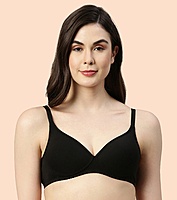Enamor Supima Cotton Women's Plunge Lift Everyday T-Shirt Bra A039