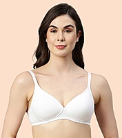 Enamor Supima Cotton Women's Plunge Lift Everyday T-Shirt Bra A039