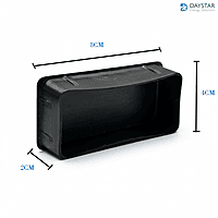 Closing End Cap for Rectangular Pipe 3 x 1.5 inch