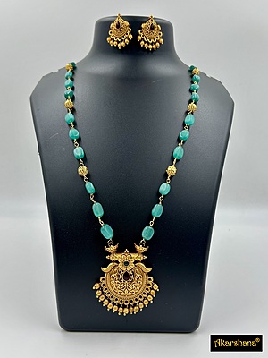 Semiprecious Monalisa Beads Mala A1HJ00030A