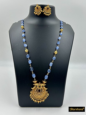 Semiprecious Monalisa Beads Mala A1HJ00030C