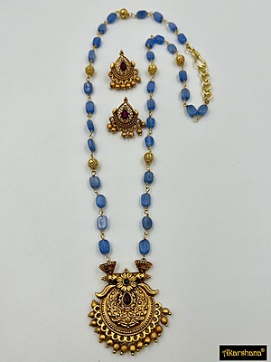 Semiprecious Monalisa Beads Mala A1HJ00030C