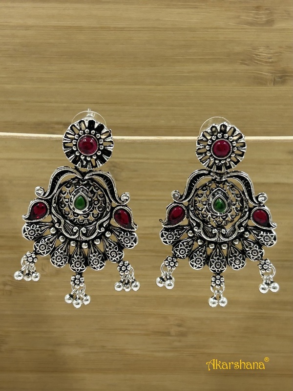 Oxidised Dangles with Ghungroo A1OJ00026 Oxidised Dangles with Ghungroo A1OJ00026