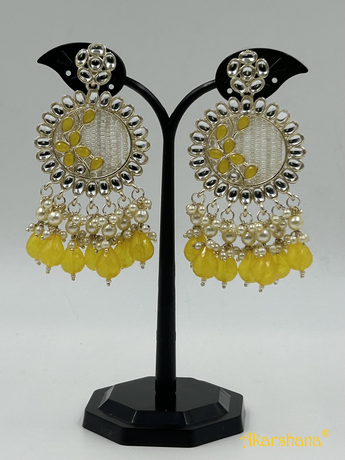 Light Gold multiline BeadDrop Dangles A1TJ00021A Light Gold multiline BeadDrop Dangles A1TJ00021A