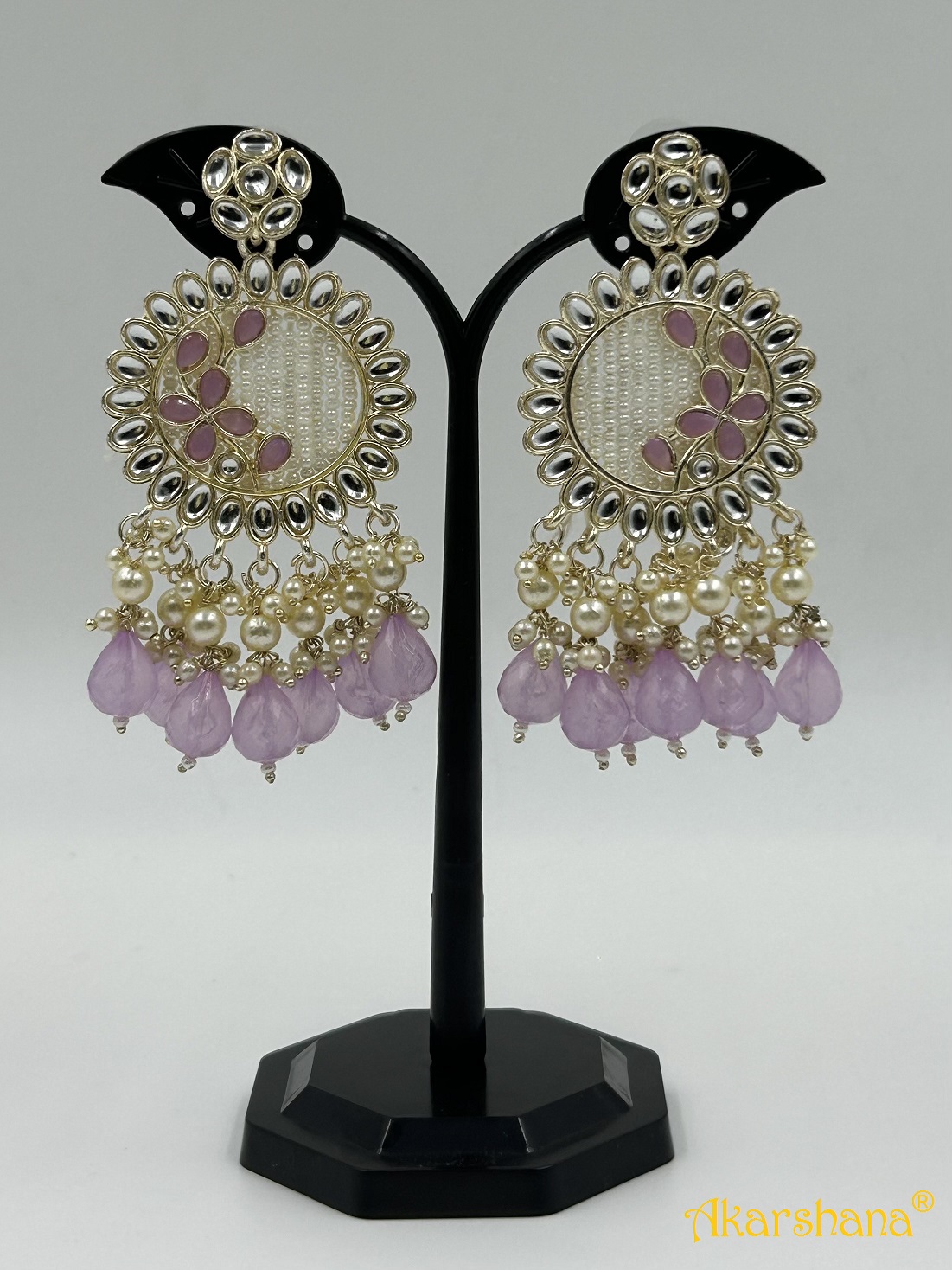 Light Gold multiline BeadDrop Dangles  A1TJ00021B