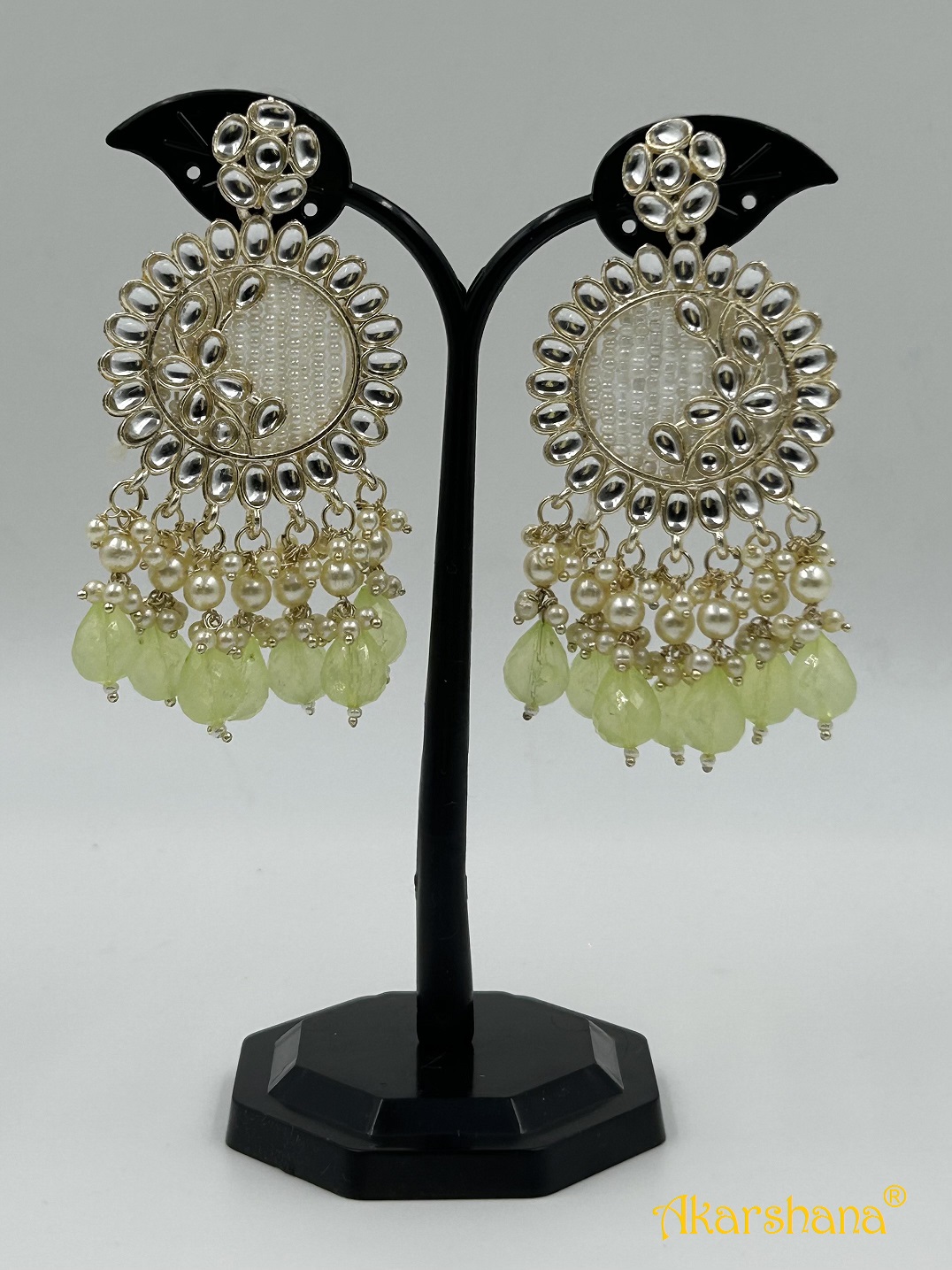 Light Gold multiline BeadDrop Dangles  A1TJ00021D