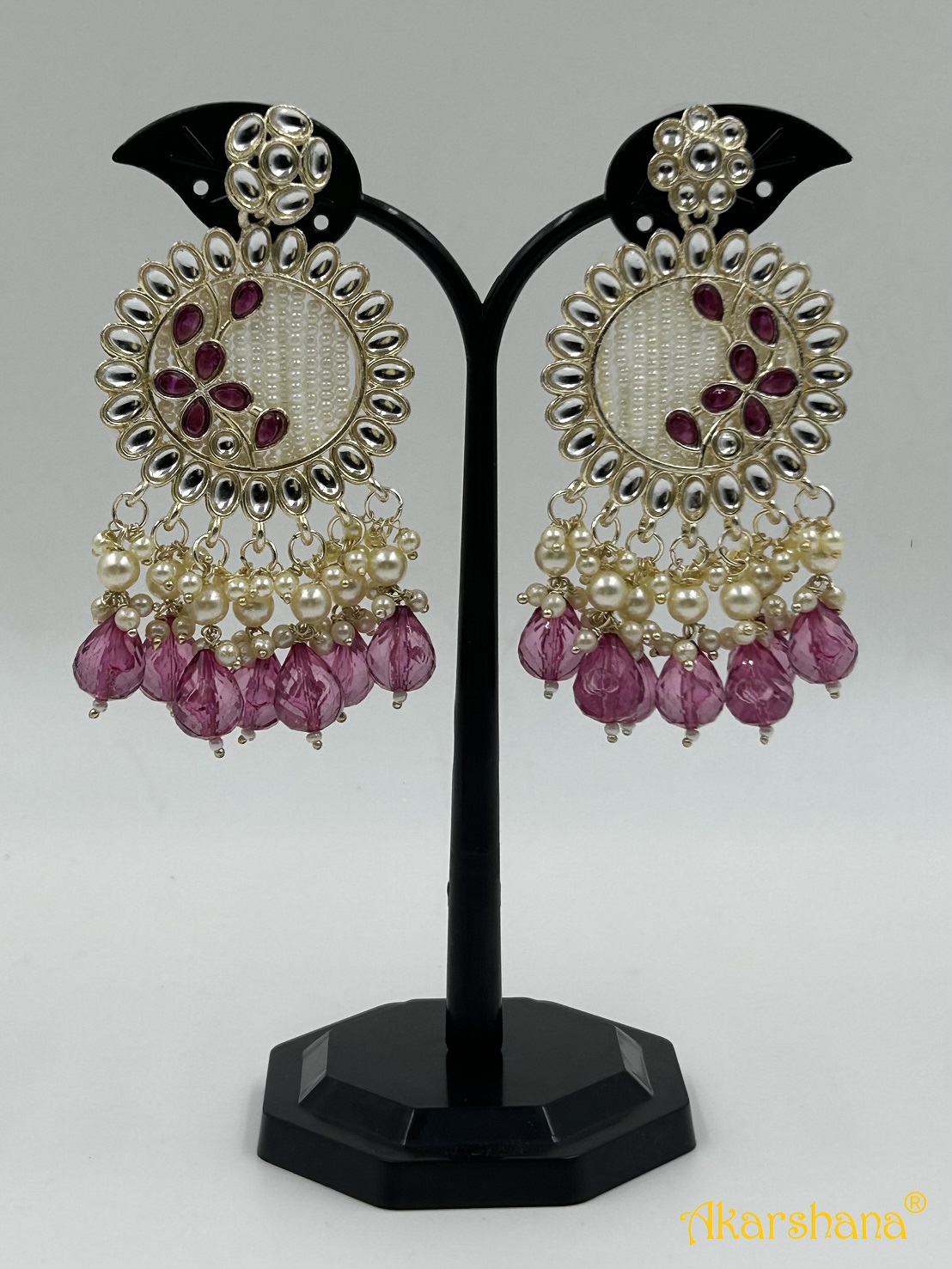 Light Gold multiline BeadDrop Dangles  A1TJ00021E