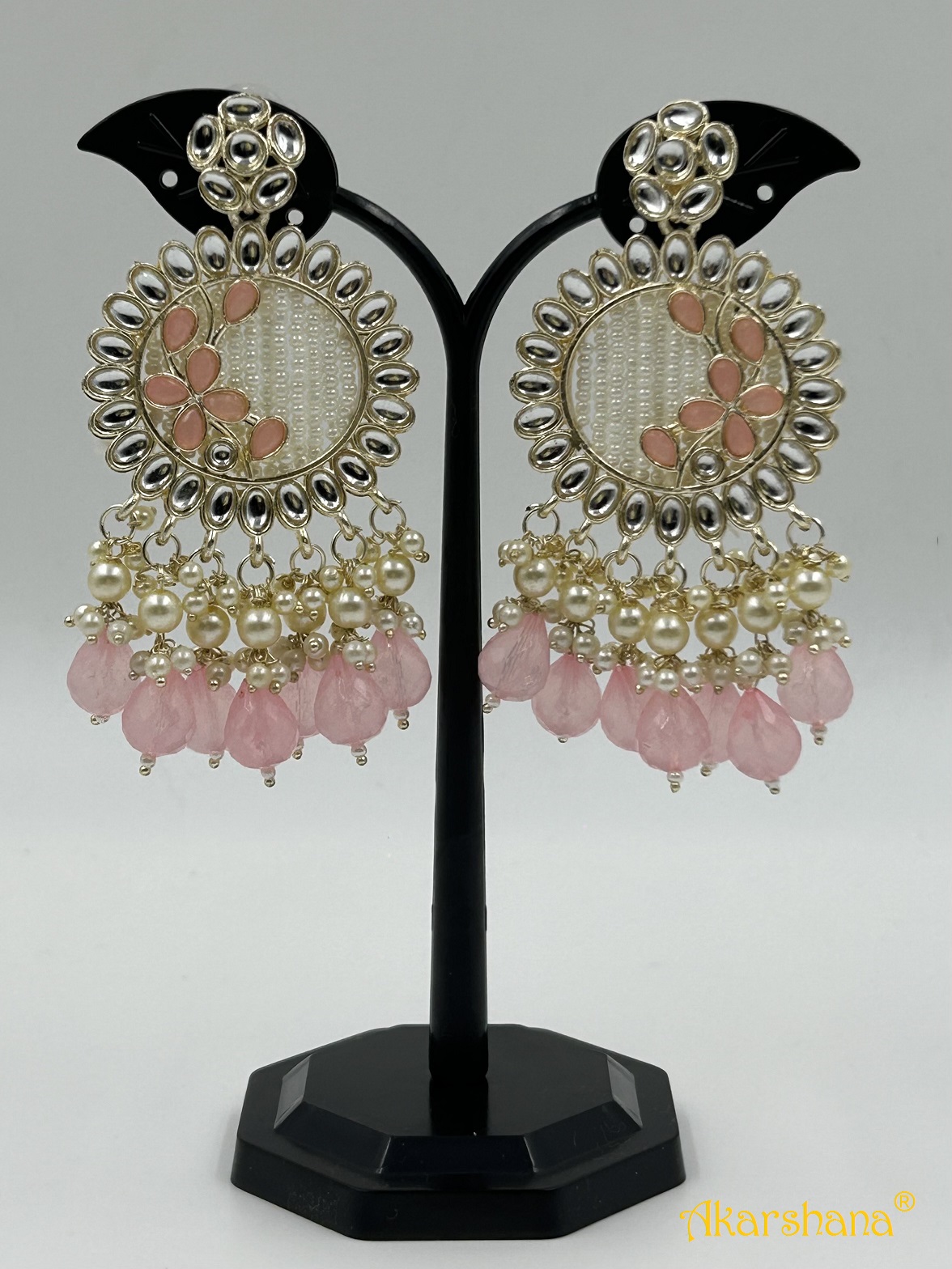 Light Gold multiline BeadDrop Dangles  A1TJ00021F