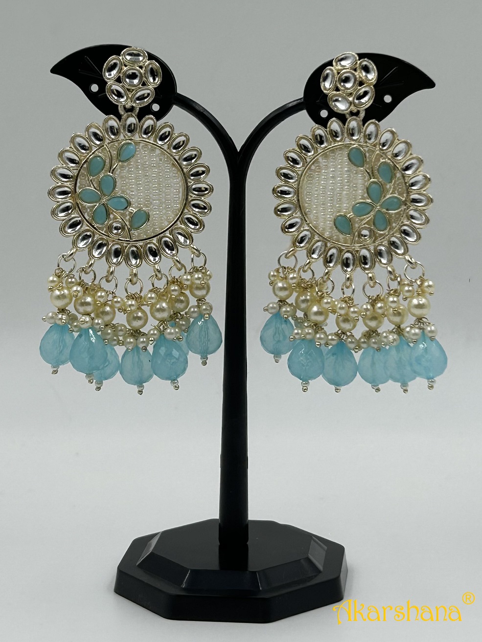 Light Gold multiline BeadDrop Dangles  A1TJ00021G