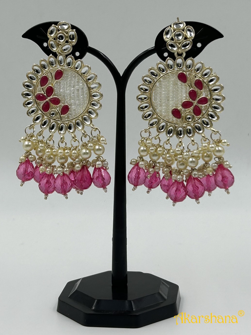 Light Gold multiline BeadDrop Dangles  A1TJ00021H