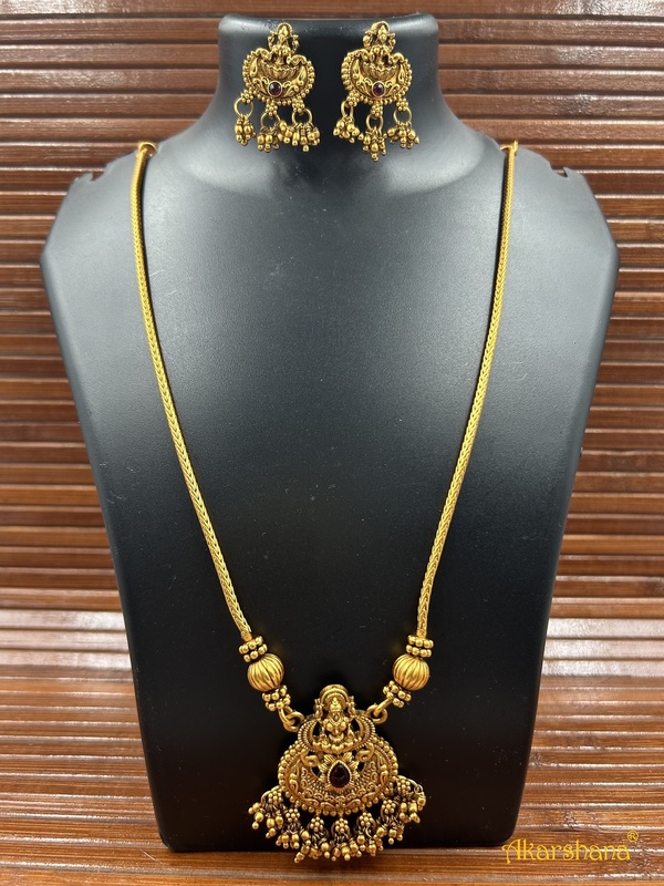 Antique Lakshmi Chain Mala Set A1TJ00076