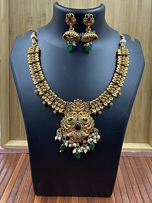 Antique Necklace with Jhumka A1TJ00085