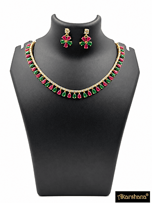 Drop Stone Necklace Set A1TJ00272A