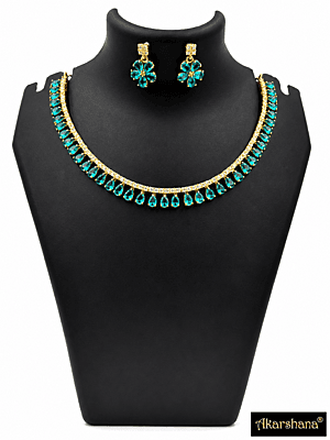 Drop Stone Necklace Set A1TJ00272H