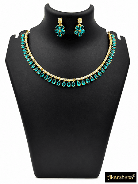 Drop Stone Necklace Set A1TJ00272H Drop Stone Necklace Set A1TJ00272H