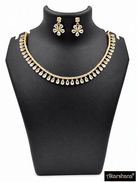 Drop Stone Necklace Set A1TJ00272L Drop Stone Necklace Set A1TJ00272L