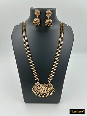 BallChain Pattern Long Neckpiece A1TJ00301
