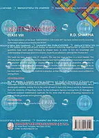 R D Sharma Mathematics Class 8 - CBSE Examination 2023-2024