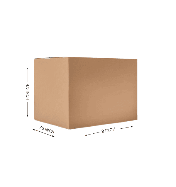 Buy Corrugated Boxes, 9x7.5x4.5 Inches - Pack Of 25