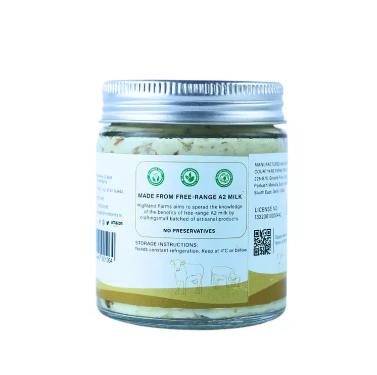 A2 Cow Milk Butter (Sundried Tomato & Basil) 125 Gms