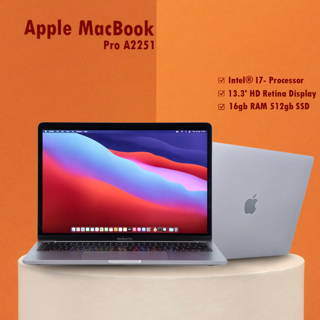 [Refurbished] Apple MacBook Pro A2251 i7/10TH/16GB/512GB 3-Year