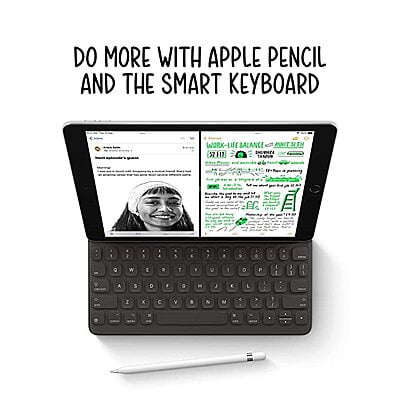 2021 Apple 10.2-inch (25.91 cm) iPad with A13 Bionic chip (Wi-Fi, 64GB) - Space Grey (9th Generation)