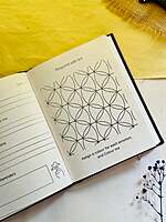 Gratitude journal- Aqua Flower