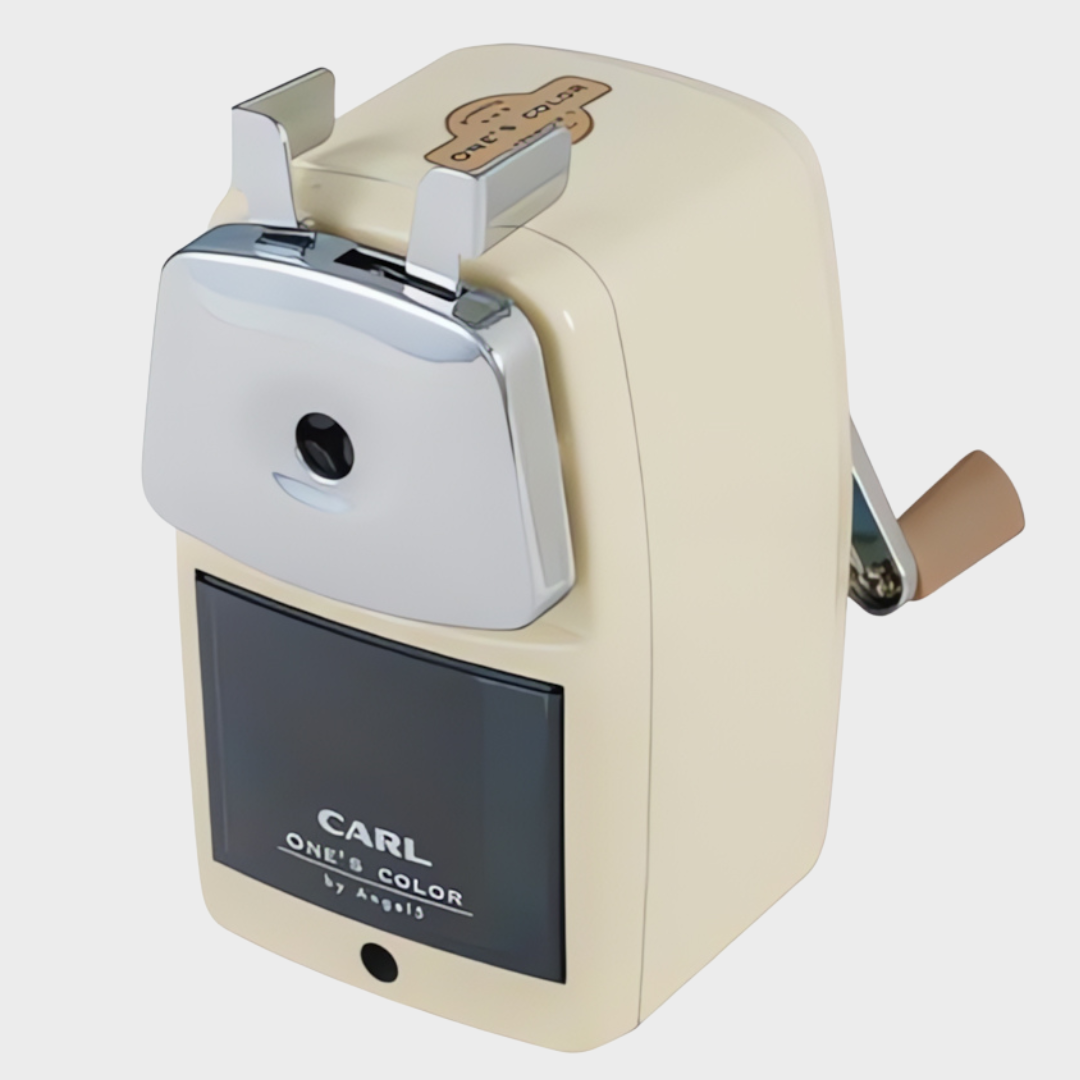 Carl Office | Premium | Pencil Sharpener | Cream
