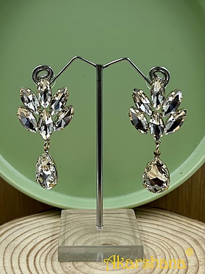 White Korean Crystal Dangles A6FJ00126C