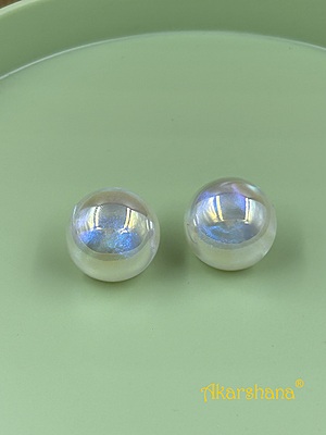 Pearl Stud with Rainbow Shine A6FJ00218B