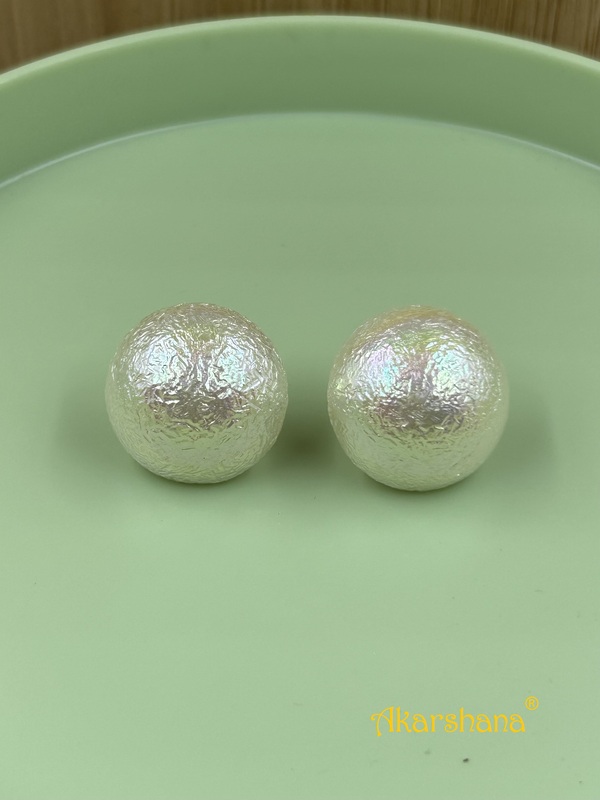 Pearl Stud with Rainbow Texture A6FJ00221B