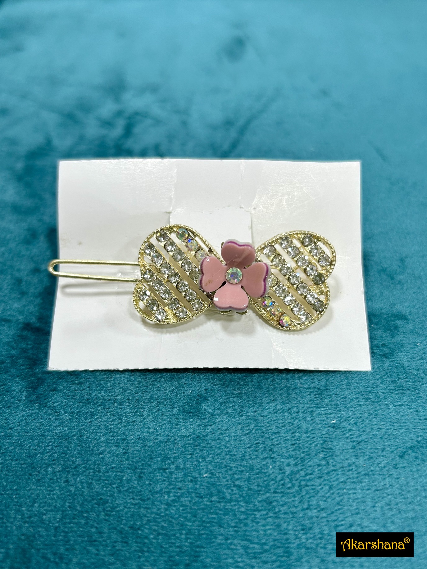 Bow Whitestone HairClip A6HA00181A