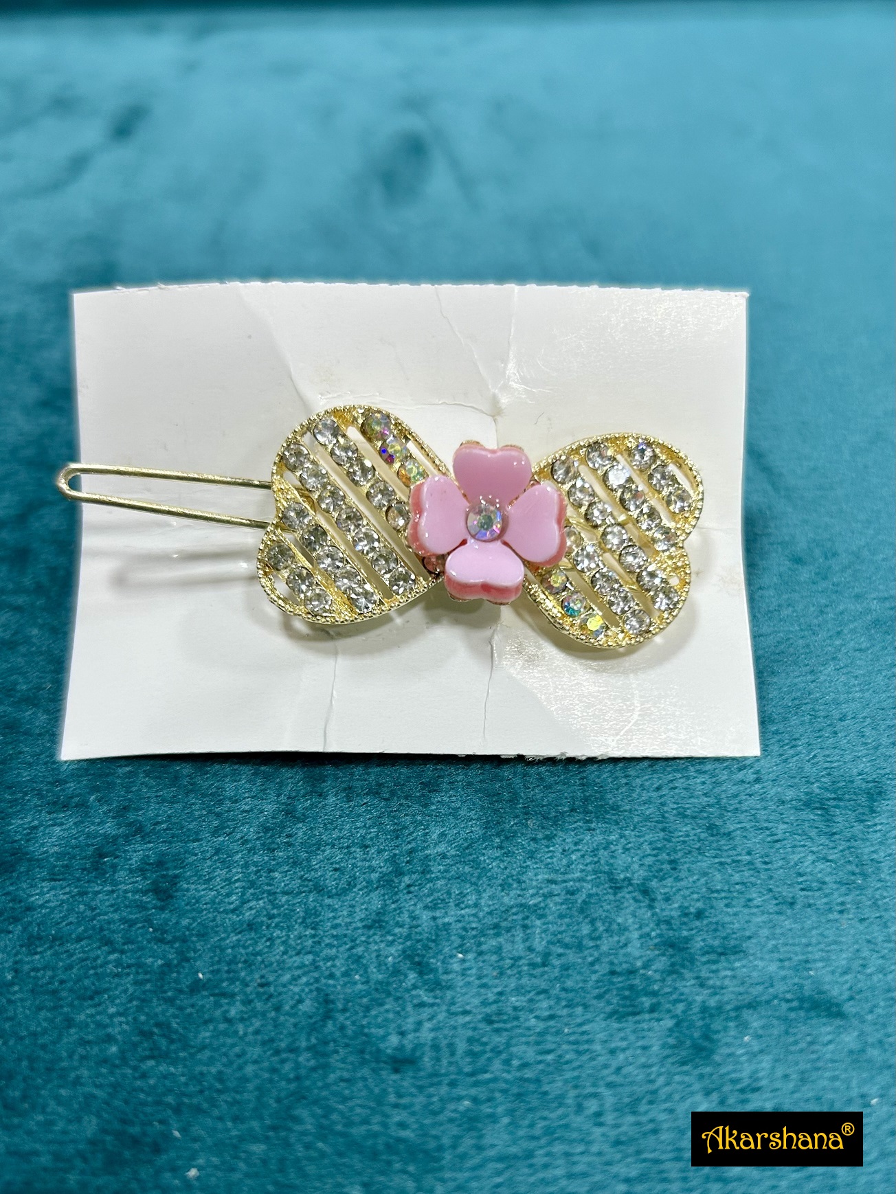 Bow Whitestone HairClip A6HA00181F