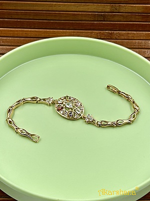 Multicolour Stone Link Bracelet A7FJ00004C