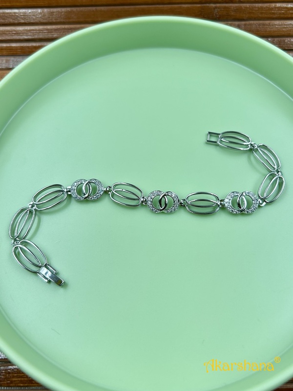 Stone Studded Link Bracelet A7FJ00004E