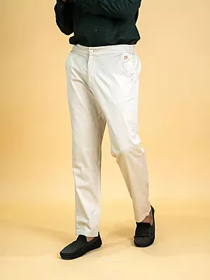 Men's Straight Fit Ethnic Trousers