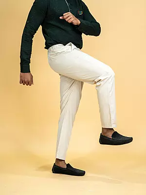 Men's Straight Fit Ethnic Trousers
